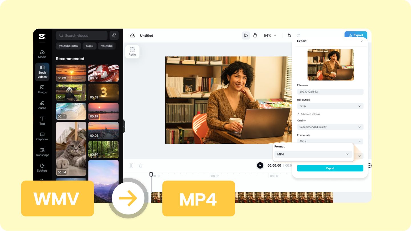 4 Langkah Permulaan untuk Menukar WMV kepada MP4 Percuma